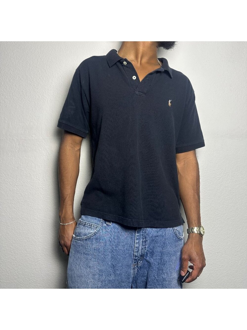 Polo Ralph Lauren Shirt Short Sleeve Men S Blue Small Pony Preppy Streetwear